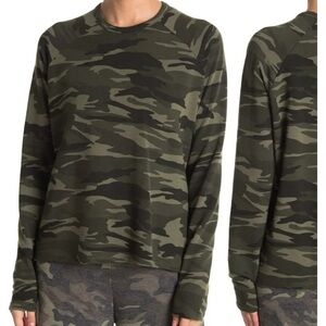 NWT Theo And Spence Green Camo Sweater